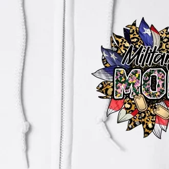 Military Mom Full Zip Hoodie