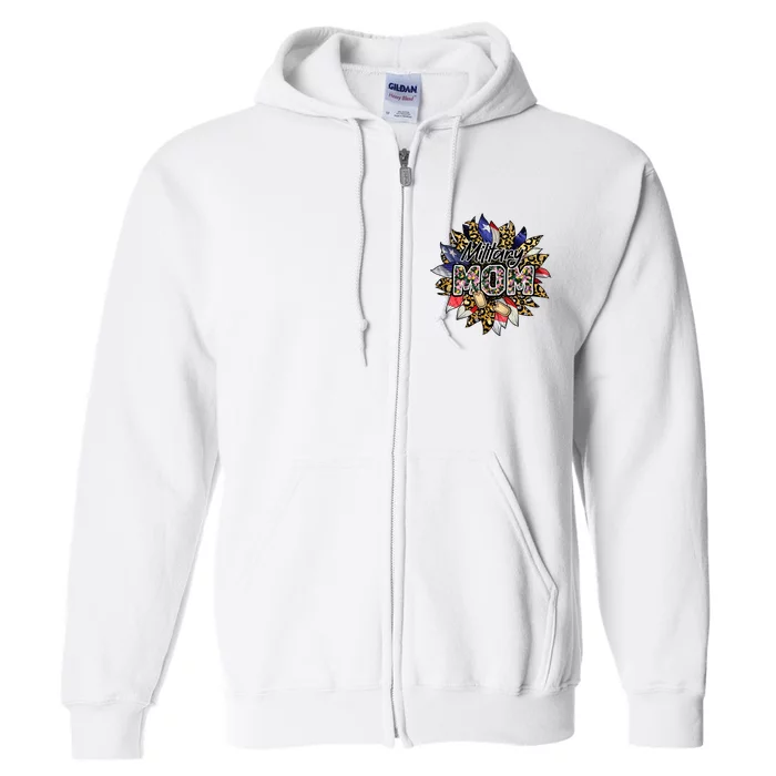 Military Mom Full Zip Hoodie