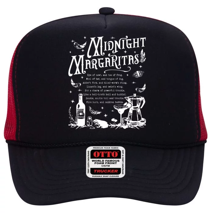 Midnight Margaritas High Crown Mesh Trucker Hat