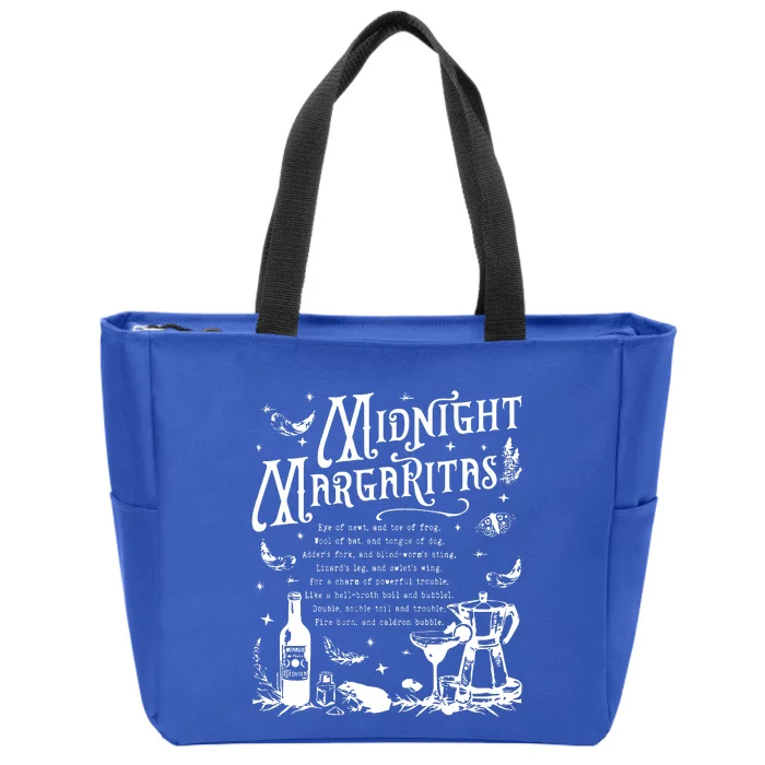 Midnight Margaritas Zip Tote Bag