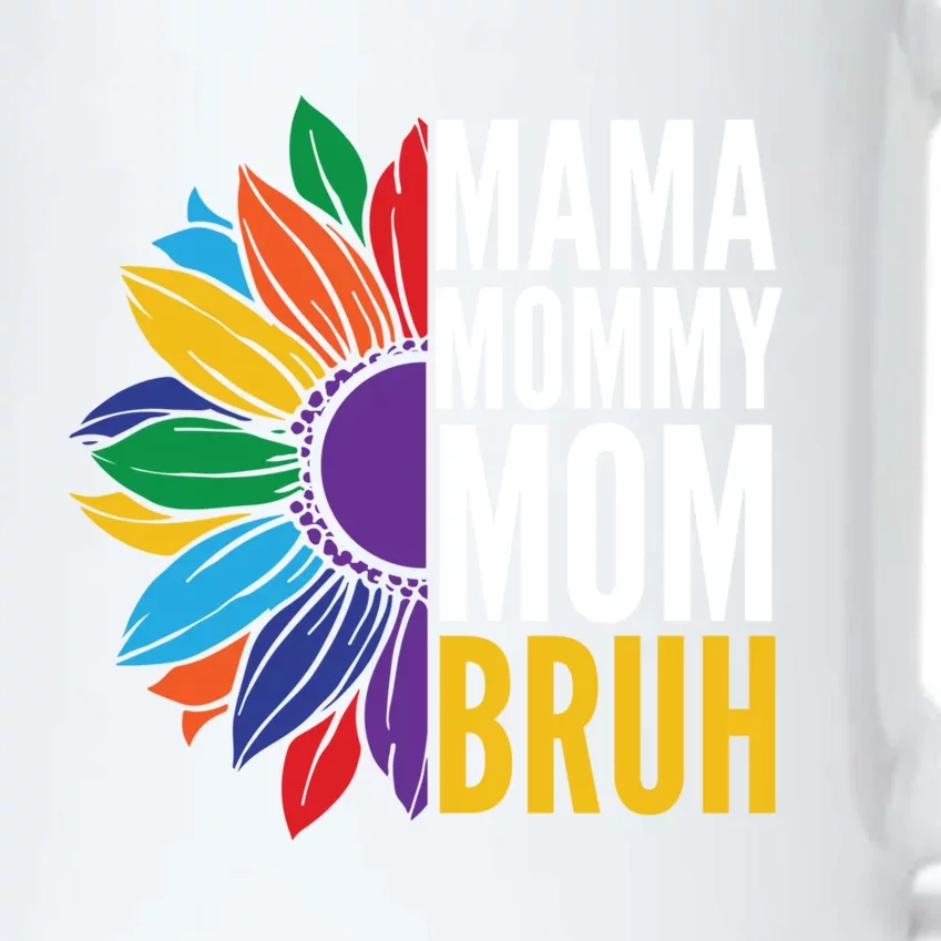 Mama Mommy Mom Bruh Gift Black Color Changing Mug