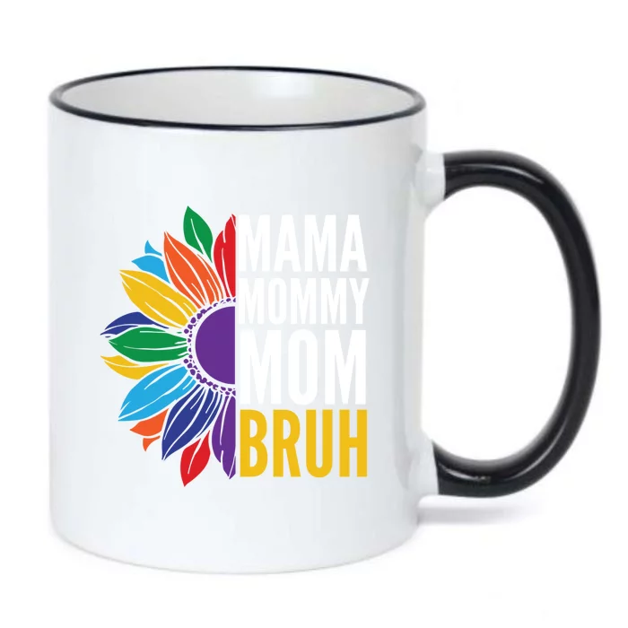 Mama Mommy Mom Bruh Gift Black Color Changing Mug