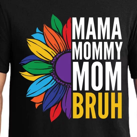 Mama Mommy Mom Bruh Gift Pajama Set