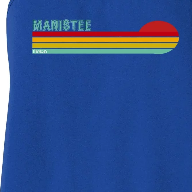 Manistee Michigan Women's Racerback Tank