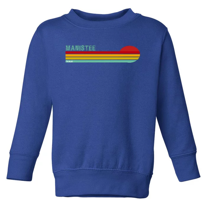 Manistee Michigan Toddler Sweatshirt