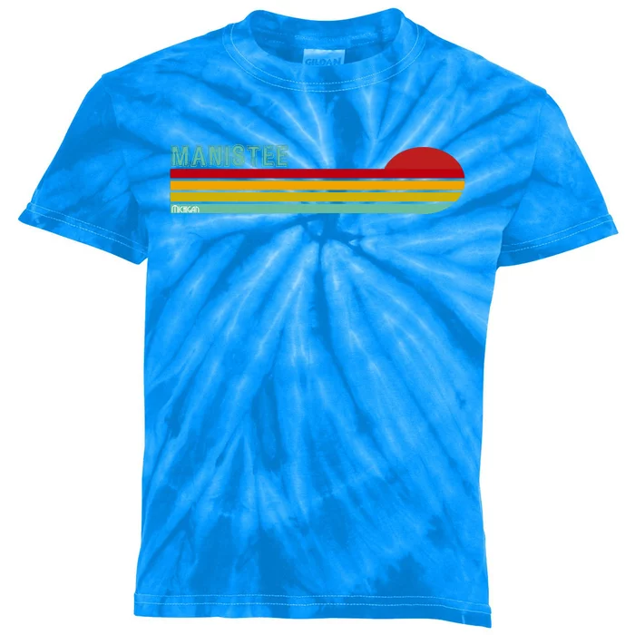 Manistee Michigan Kids Tie-Dye T-Shirt