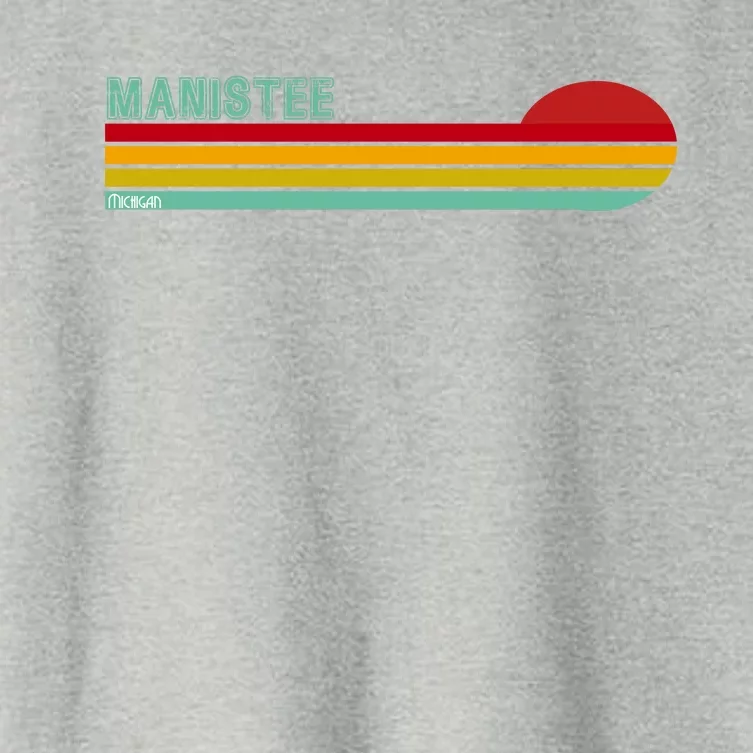 Manistee Michigan Women's Crop Top Tee