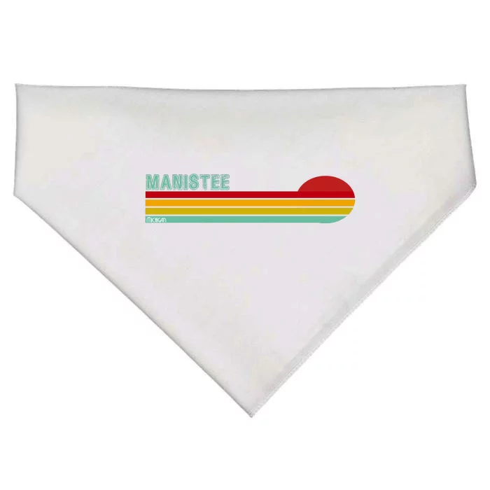 Manistee Michigan USA-Made Doggie Bandana