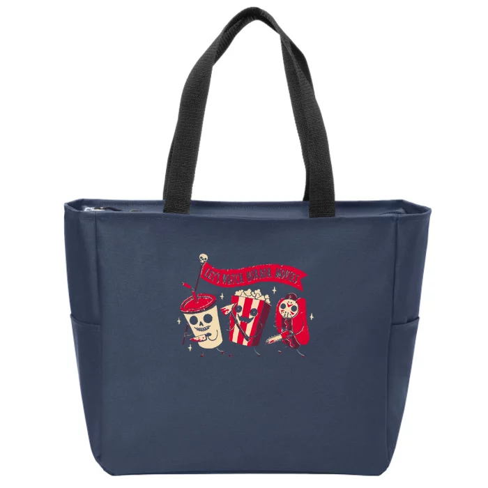 Midnight Movie Zip Tote Bag