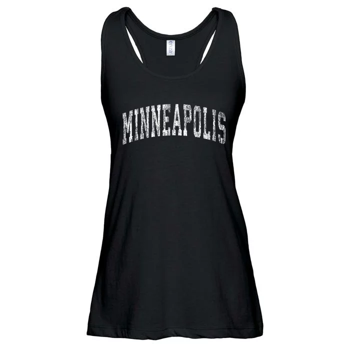 Minneapolis Minnesota Mn Vintage Ladies Essential Flowy Tank