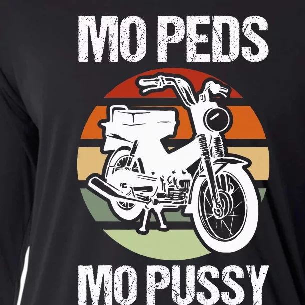 Moped Mopussy Mo Peds Mo Pussy Cooling Performance Long Sleeve Crew