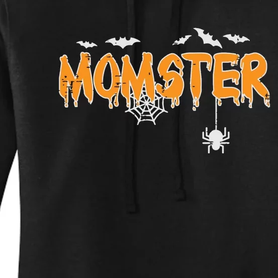 Momster Mom Mommy Matching Family Halloween Costume Women's Pullover Hoodie