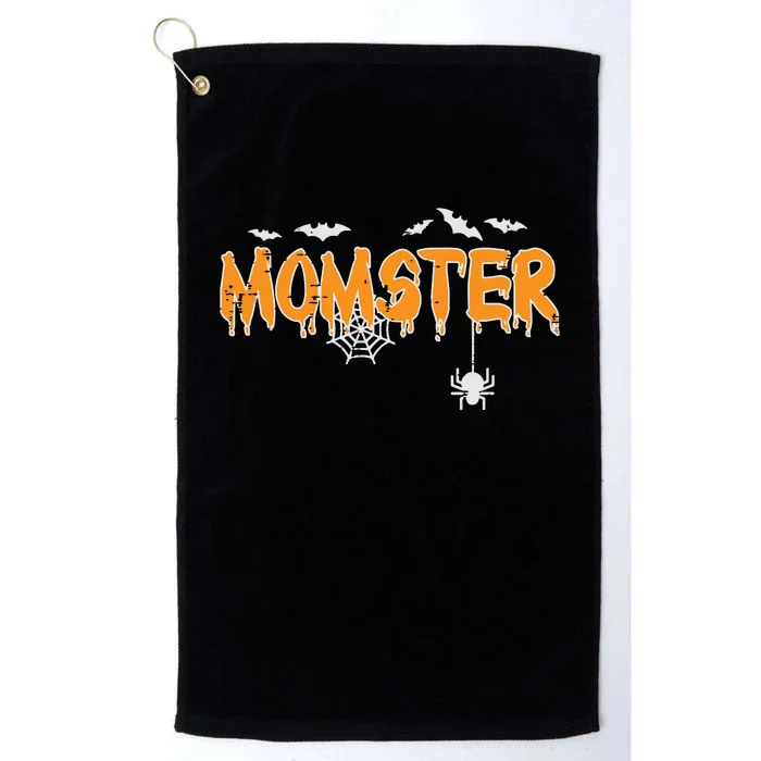 Momster Mom Mommy Matching Family Halloween Costume Platinum Collection Golf Towel