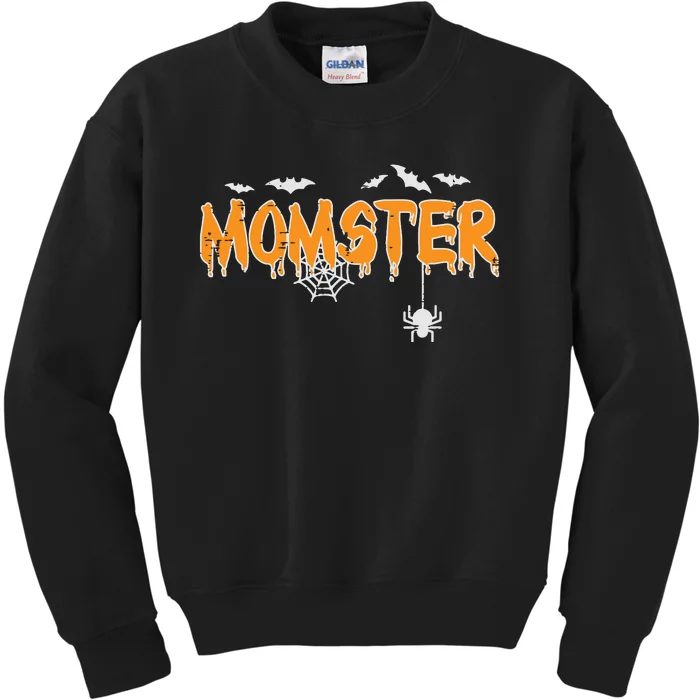 Momster Mom Mommy Matching Family Halloween Costume Kids Sweatshirt