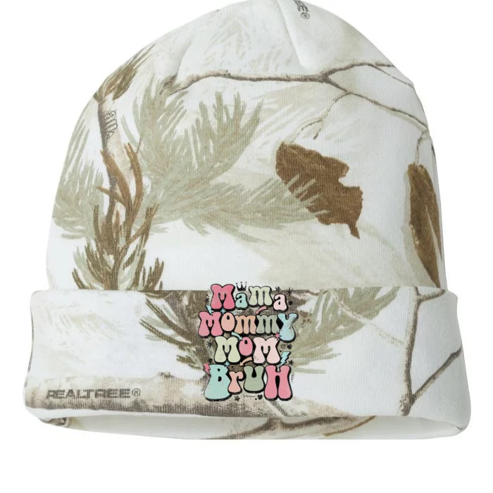 Mama Mommy Mom Bruh Mother's Day For Mom Mommy Kati - 12in Camo Beanie