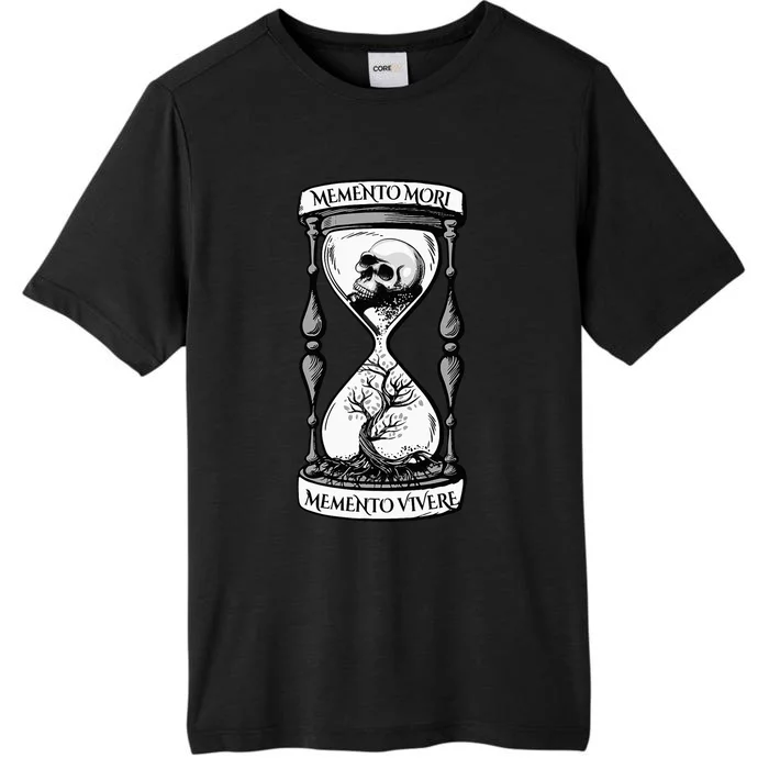 Memento Mori Memento Vivere Skull Design Stoic Memento Mori ChromaSoft Performance T-Shirt