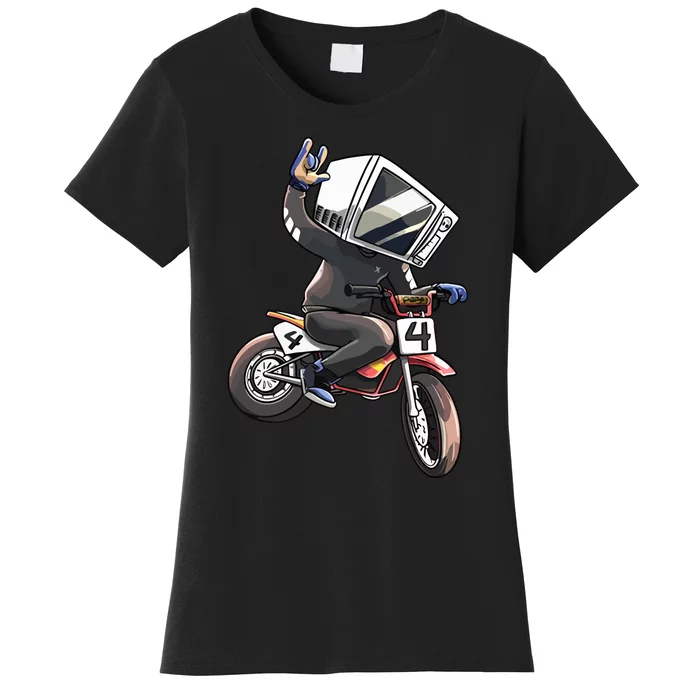 Makethehoodsmile Microwave Man Bike Women's T-Shirt