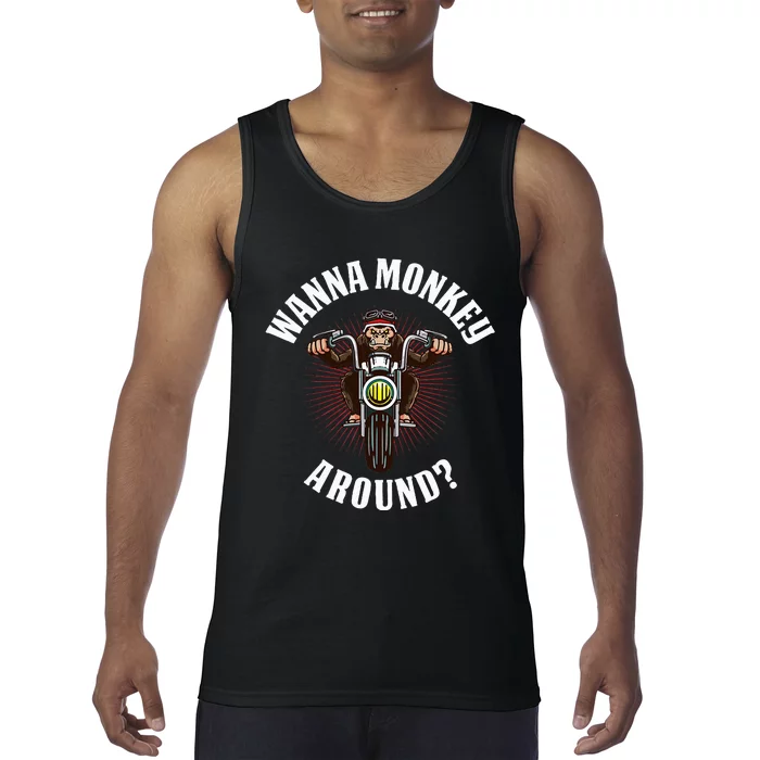 Monkey Motorcycle Tank Top