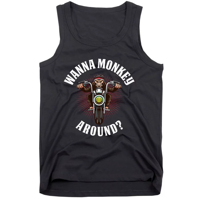 Monkey Motorcycle Tank Top