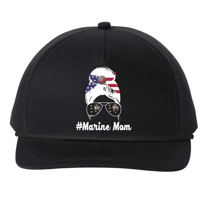 Marine Mom Snapback Five-Panel Rope Hat