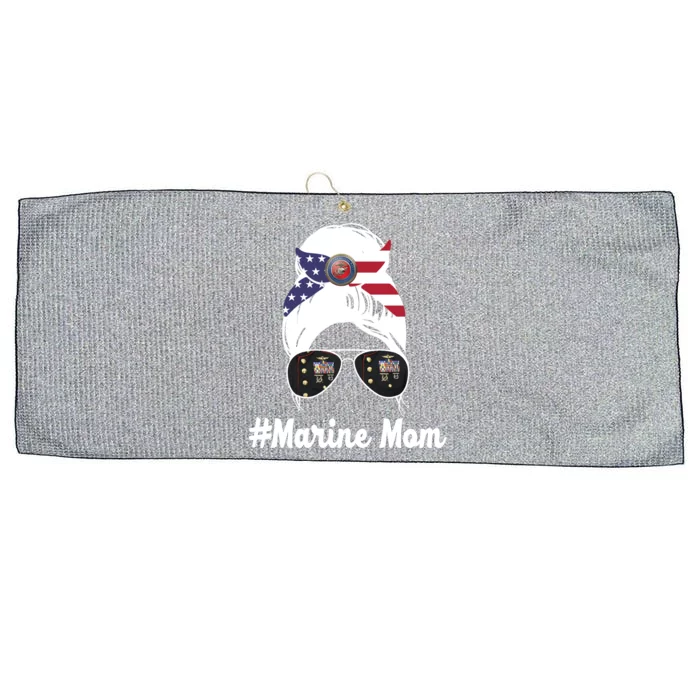 Marine Mom Large Microfiber Waffle Golf Towel