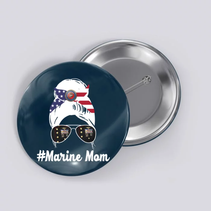 Marine Mom Button