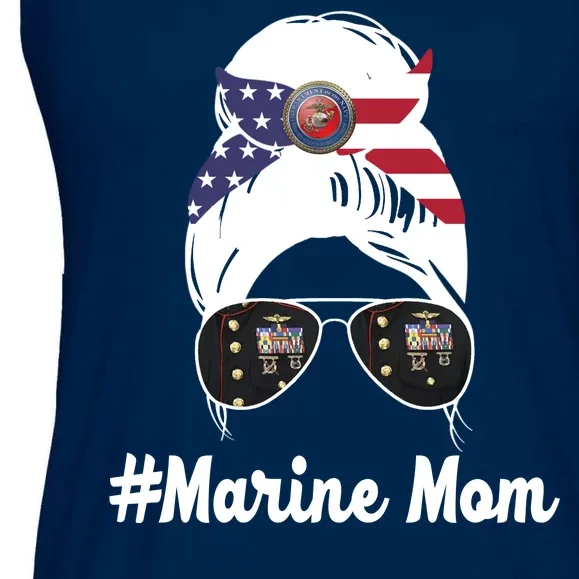 Marine Mom Ladies Essential Flowy Tank