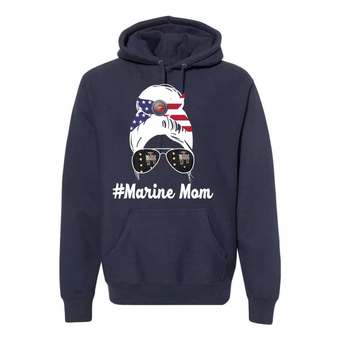 Marine Mom Premium Hoodie