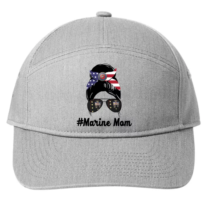 Marine Mom 7-Panel Snapback Hat