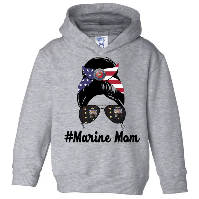 Marine Mom Toddler Hoodie