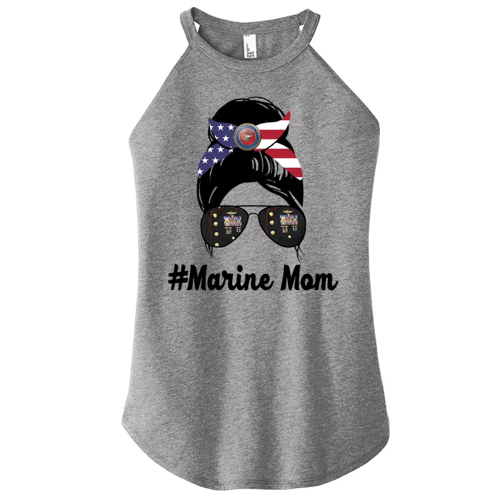 Marine Mom Women’s Perfect Tri Rocker Tank