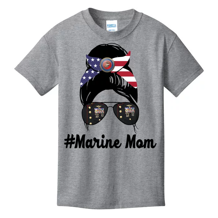 Marine Mom Kids T-Shirt