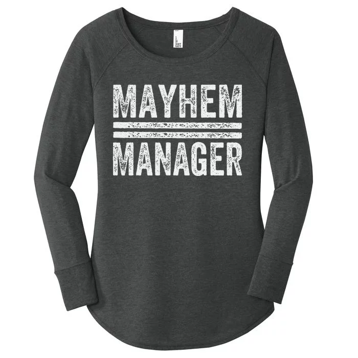 Mayhem Manager Women's Perfect Tri Tunic Long Sleeve Shirt