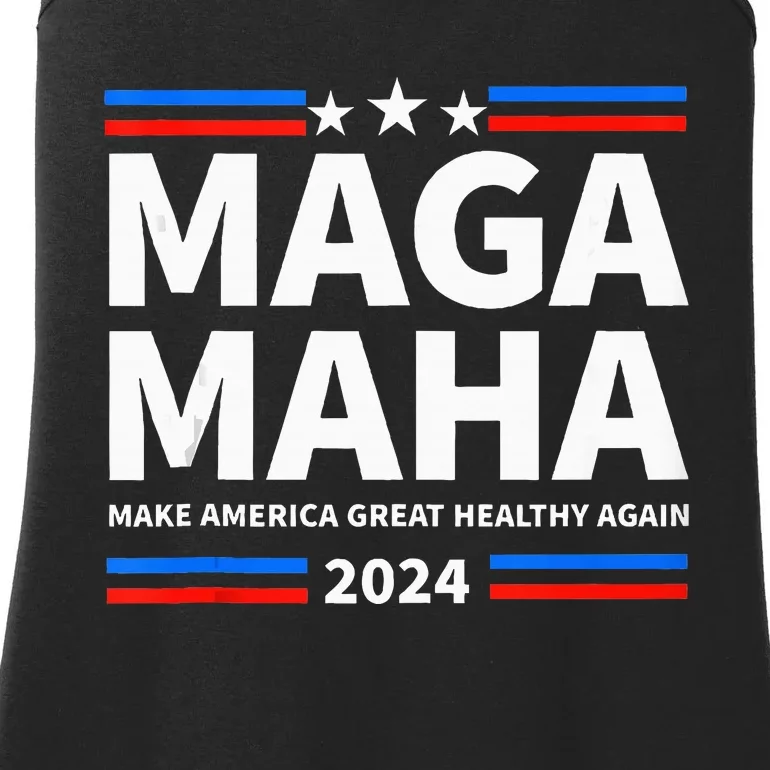 Maha Maga Make America Healthy Great Again Trump Kennedy Ladies Essential Tank