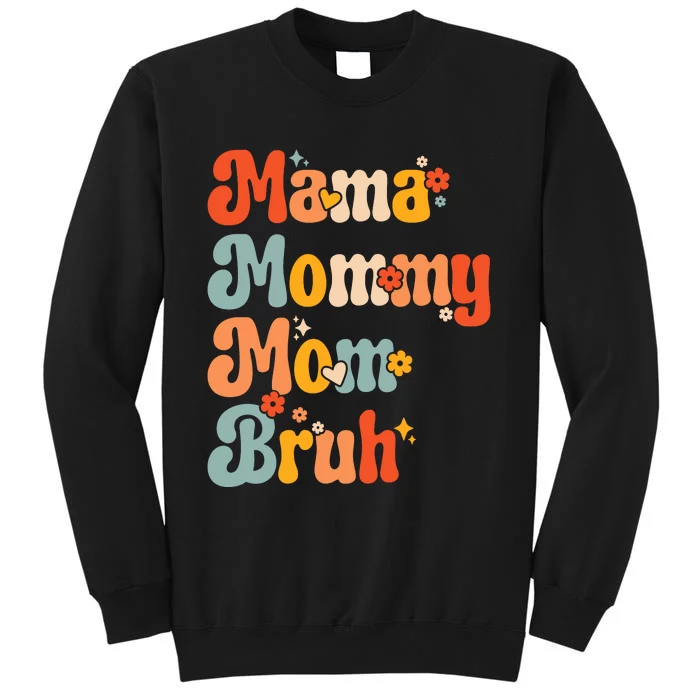 Mama Mommy Mom Bruh Mothers Day Vintage Funny Mother Sweatshirt