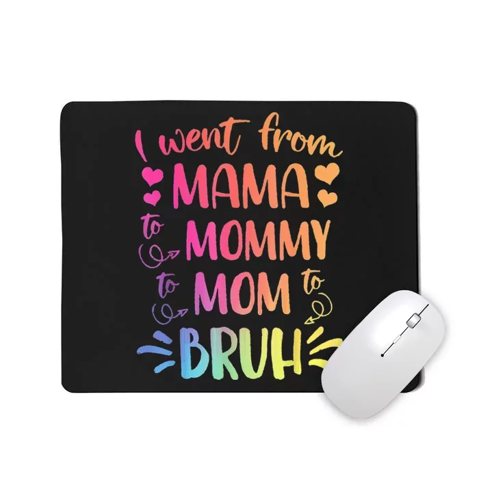 Mama Mommy Mom Bruh Mommy And Me Leopard Mother's Day Gifts Mousepad