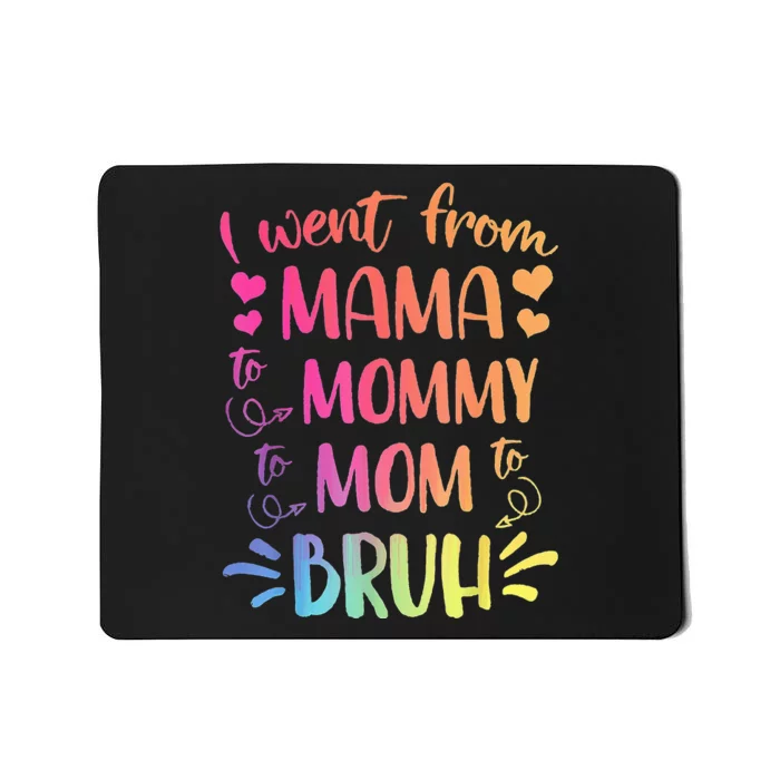 Mama Mommy Mom Bruh Mommy And Me Leopard Mother's Day Gifts Mousepad