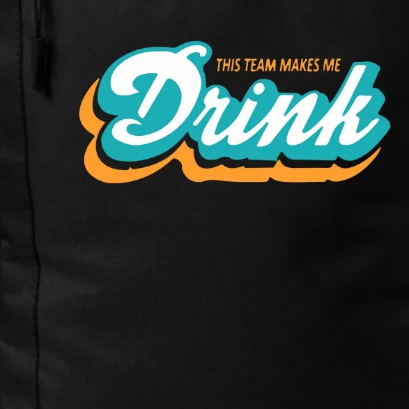 Miami Makes Me Drink Gift For Football Fan Sport Daily Commute Backpack