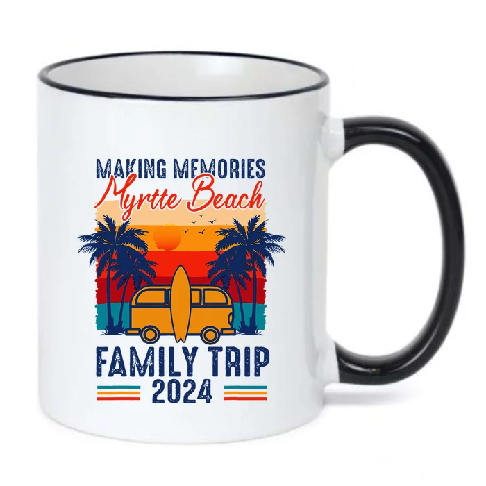 Making Memories Myrtle Beach Family Trip 2024 Carolina Black Color Changing Mug