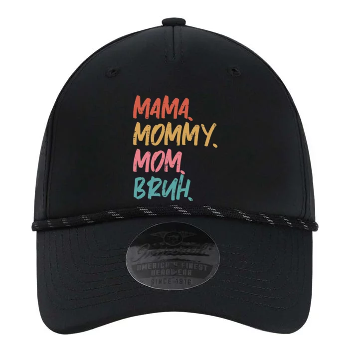 Mama Mommy Mom Bruh Funny Mothers Day Gift From Son Performance The Dyno Cap