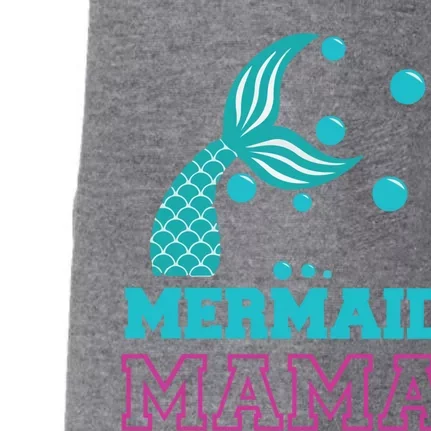 Mermom Mermaid Mom Meaningful Gift Ocean Beach Pool Party Swimming Great Gift Doggie 3-End Fleece Hoodie