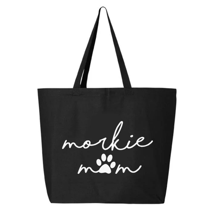 Morkie Mom Maltese Yorkie Mix Dog Mama 25L Jumbo Tote