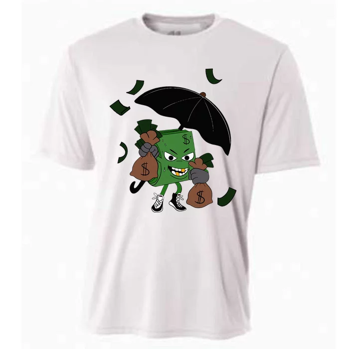 Money Man Money Bag Cooling Performance Crew T-Shirt