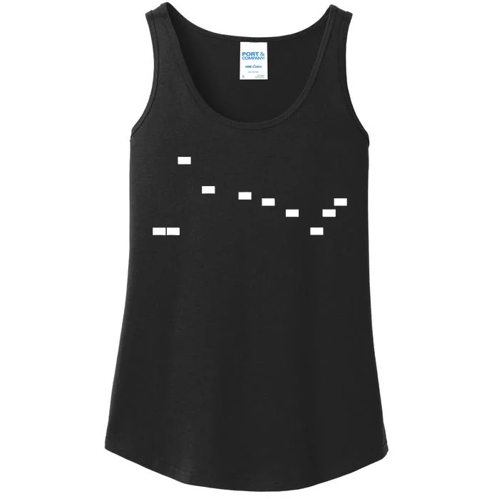 Megalovania Melody Ladies Essential Tank