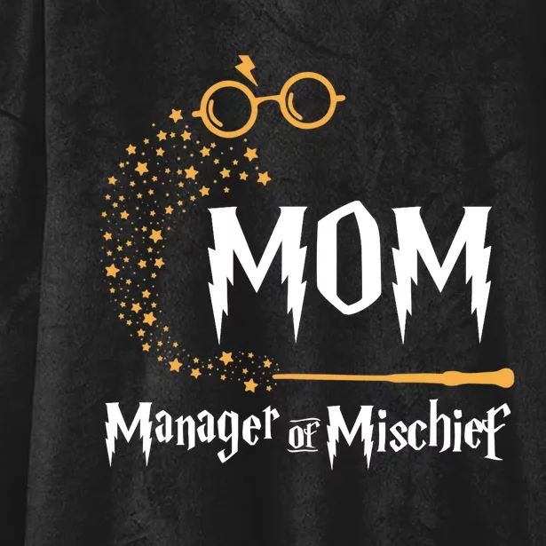 Magical Mom Manager Of Mischief Mother's Day Hooded Wearable Blanket