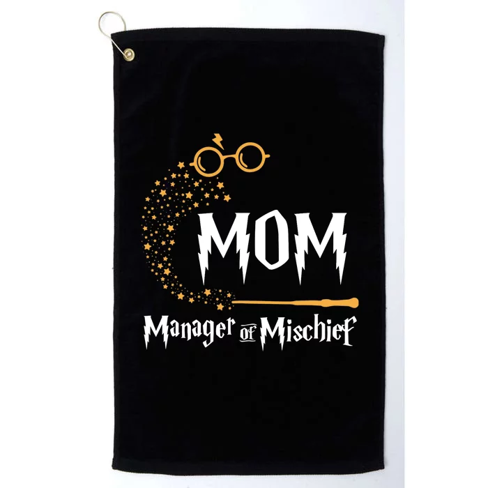 Magical Mom Manager Of Mischief Mother's Day Platinum Collection Golf Towel