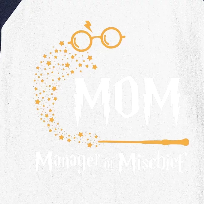 Magical Mom Manager Of Mischief Mother's Day Baseball Sleeve Shirt