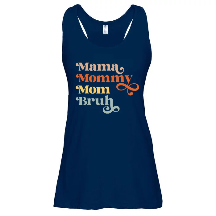 Mama Mommy Mom Bruh Retro Ladies Essential Flowy Tank