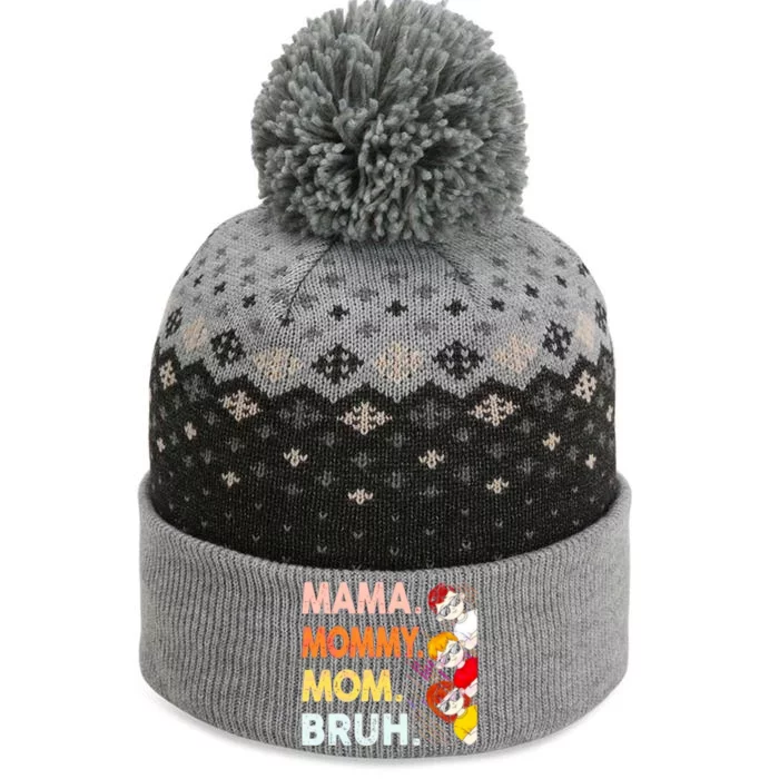 Mama Mommy Mom Bruh Happy Mothers Day The Baniff Cuffed Pom Beanie