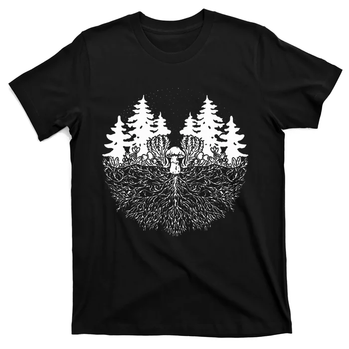 Mycelium Mushroom T-Shirt